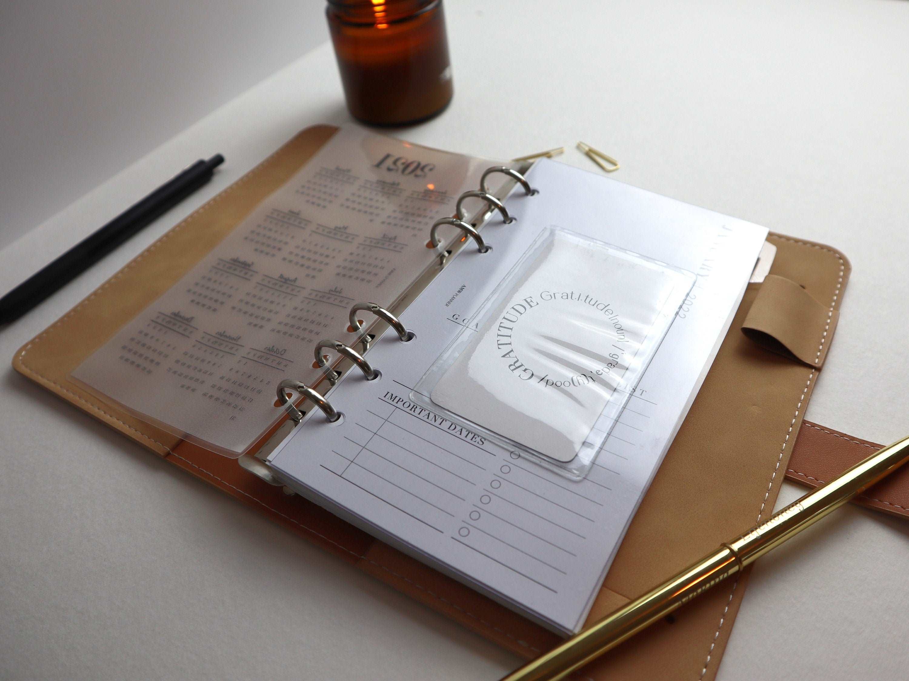 Clear Card Holder with 1 pocket