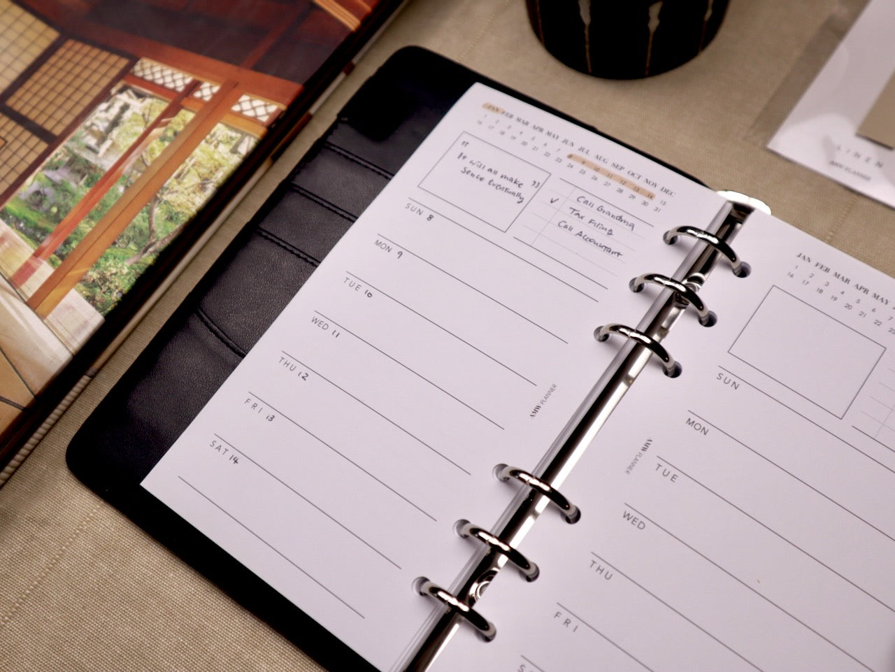 Weekly Planner On One Page Style.2